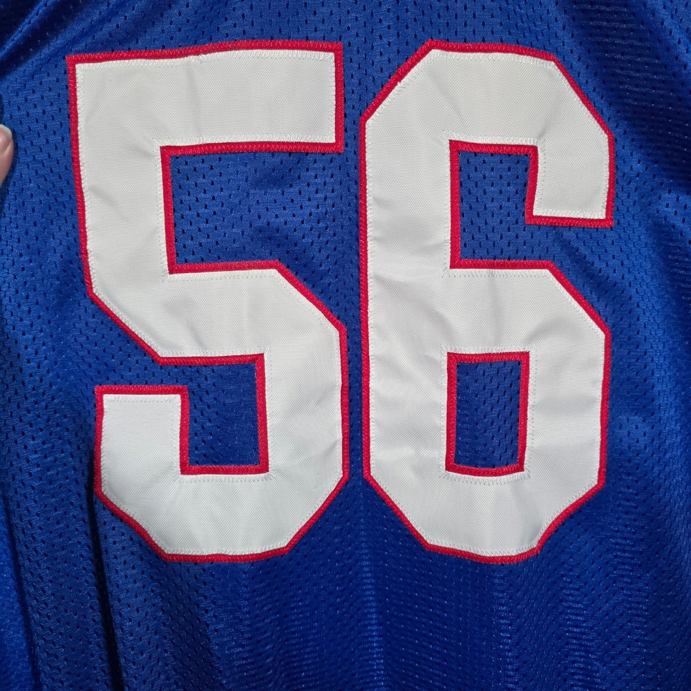 Mitchell & Ness NY Giants 1981 Taylor 54 Jersey Blue Throwbacks NFL‎ Mens 54 - Picture 4 of 6